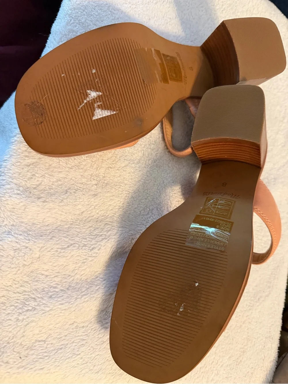 Madewell Coral Double-Strap Slide Sandals - Picture 5 of 6